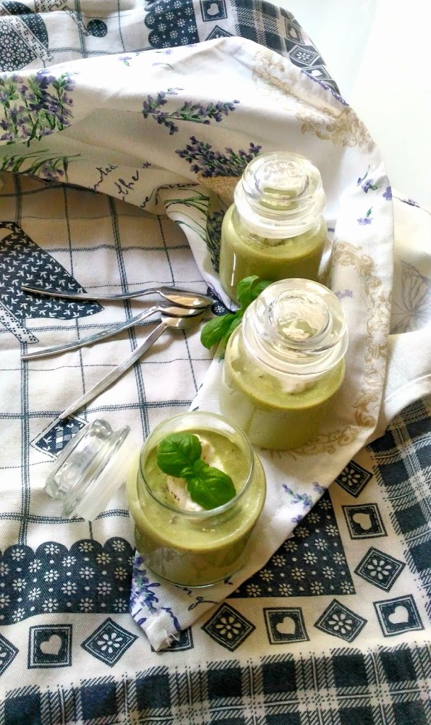 crema di cetrioli olive e ricotta